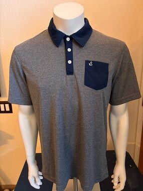 Nice mens large Swannies Golf golf polo